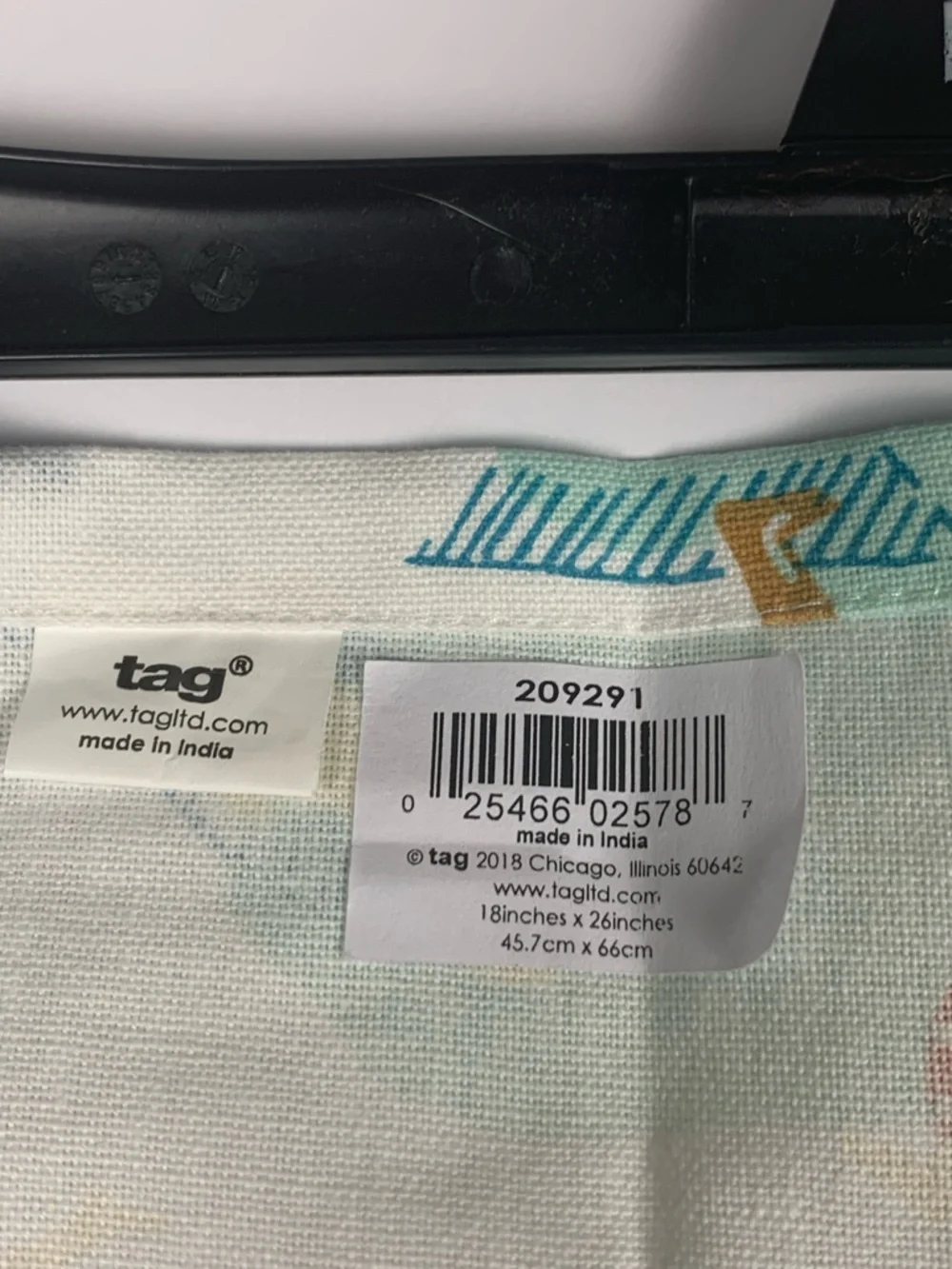 Tag LTD Beach Kitchen Tea Towel Swimmers Pool Coastal Decor 17.5x24 Linen UNUSED